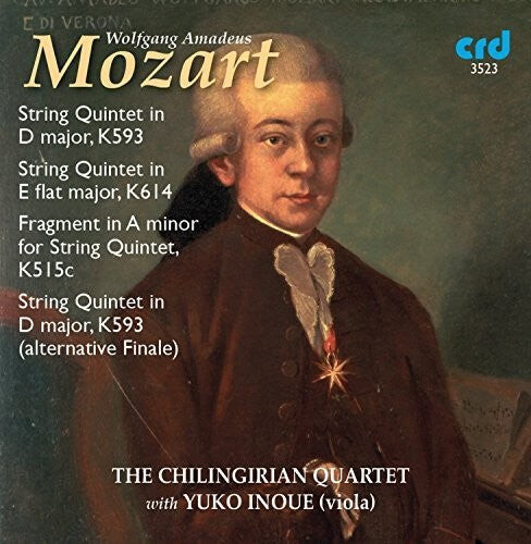 

CD диск Mozart / Chilingirian Quartet / Sewart / Meszaros: Mozart: String Quintets K.593 & K.614