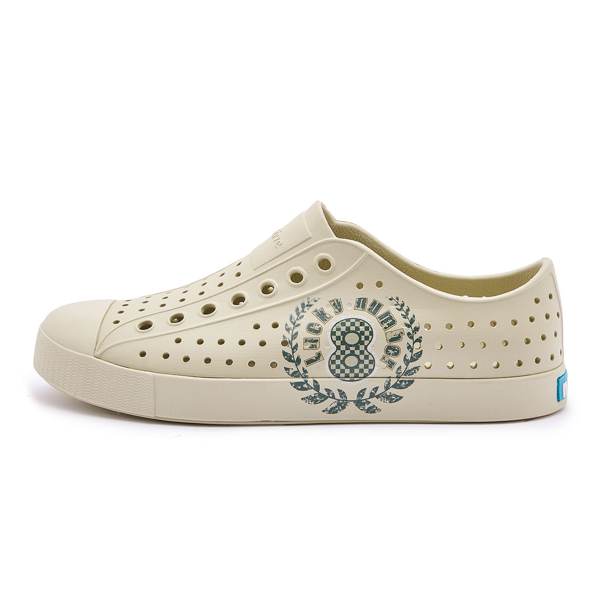 Jefferson Clogs Unisex Ecru Native Shoes, Oyster White | Lucky Numbers | Oyster White