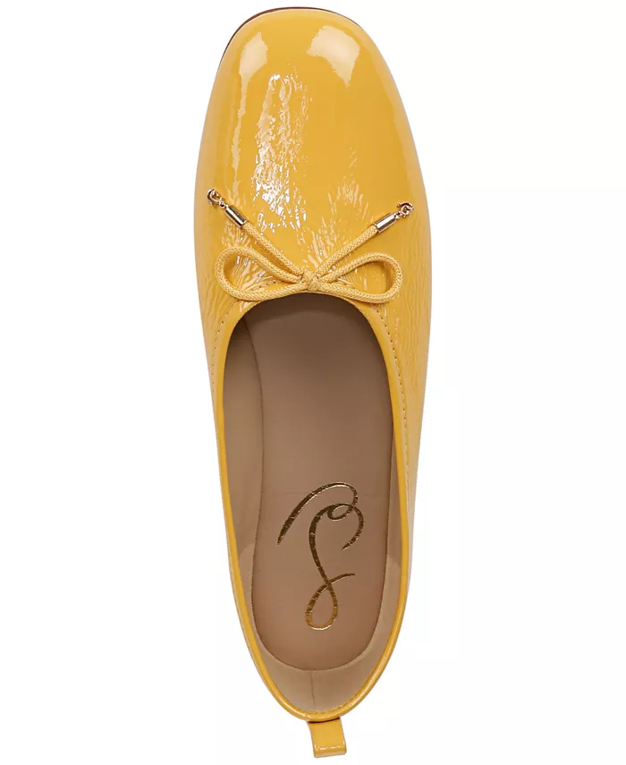 Женские балетки Ari с квадратным носком Sam Edelman, желтый — фото 4