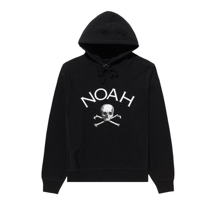 

Худи Noah Jolly Roger Core Logo Hoodie 'Black', черный