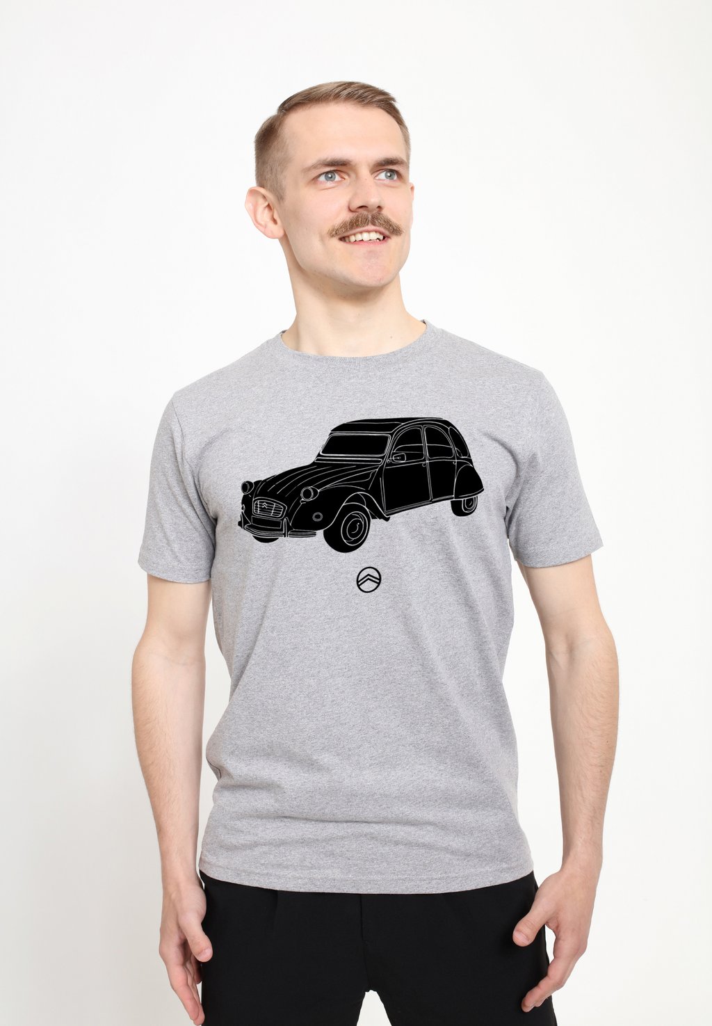 

Футболка с принтом Henry Tiger, цвет Heather Grey