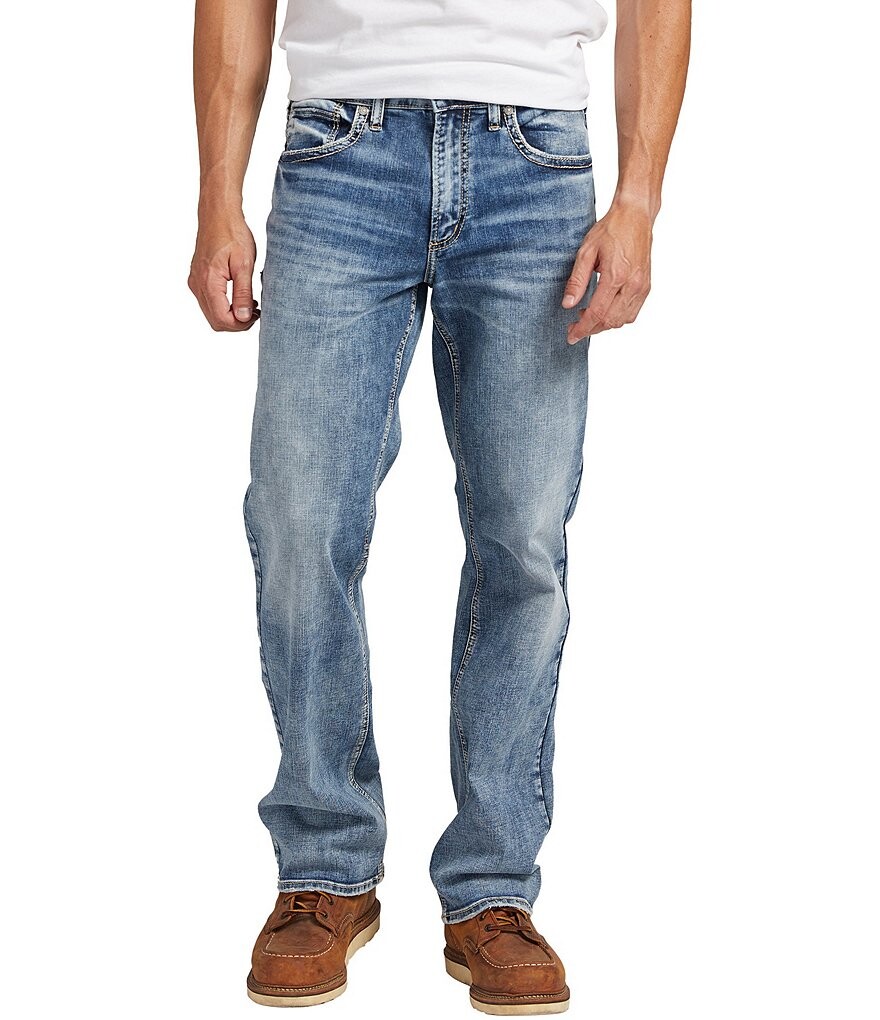 

Джинсы свободного кроя Silver Jeans Co. Zac, синий