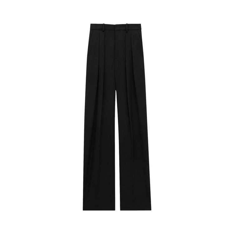 

Брюки Saint Laurent Tailored Wool Pants 'Black', черный