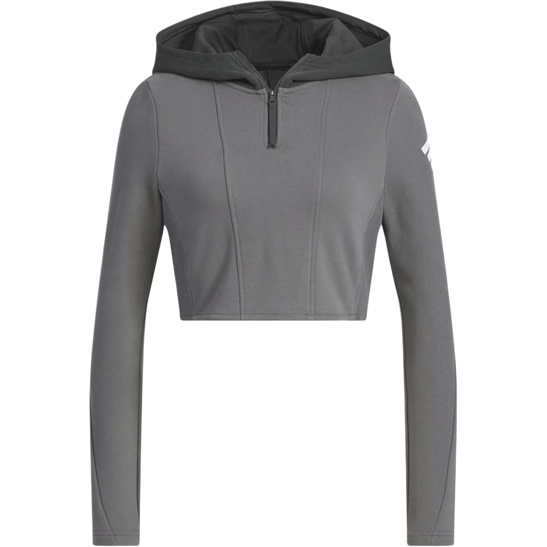 Толстовка FW24 женская Adidas, темно-серый — фото 2