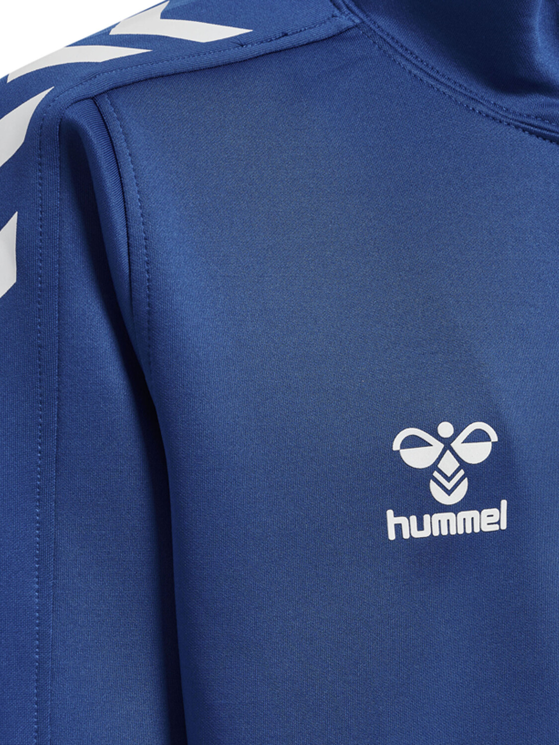 Толстовка Hummel Reißverschlussjacke Hmlcore Xk Poly Zip Sweat Kids, цвет TRUE BLUE — фото 3