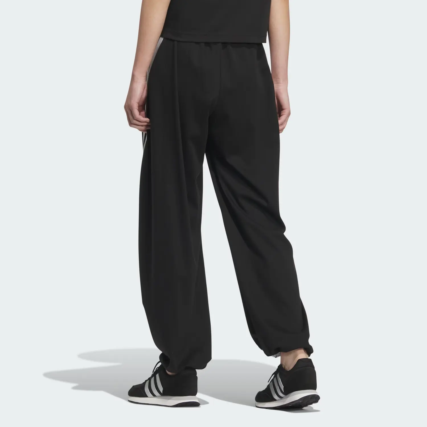 Adidas SS25 BANANA KNIT JOGGERS повседневные брюки женские black — фото 4