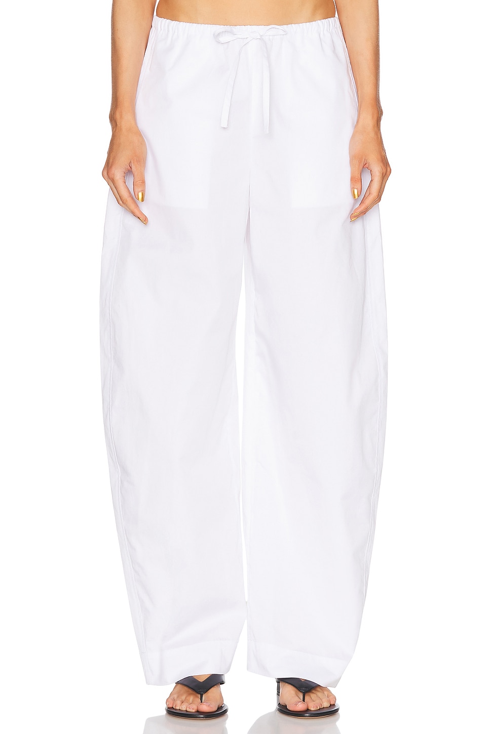 

Lana Barrel Leg Брюки Eaves, White