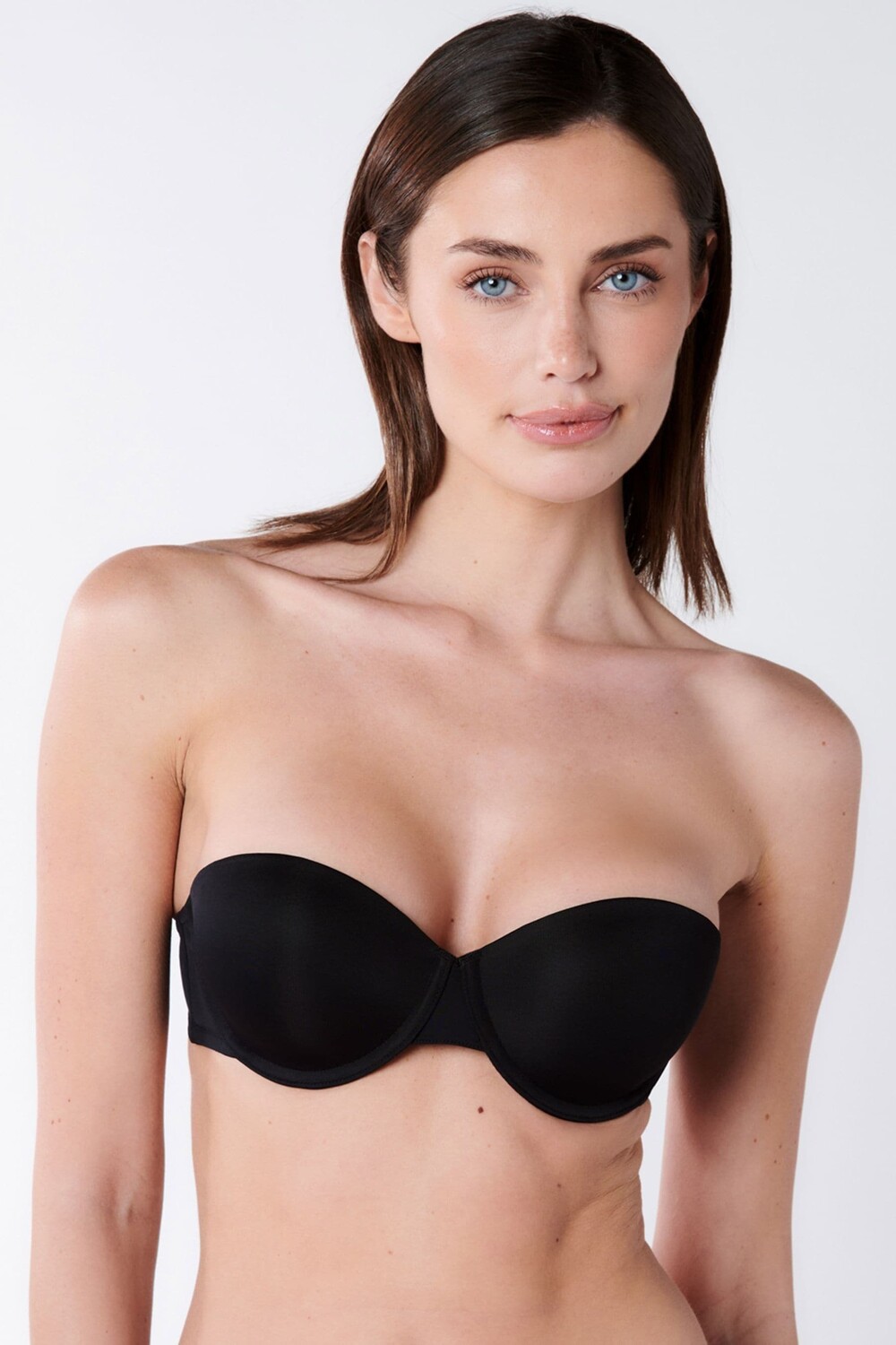 

Бюстгальтер без бретелек из микрофибры Boux Avenue, черный