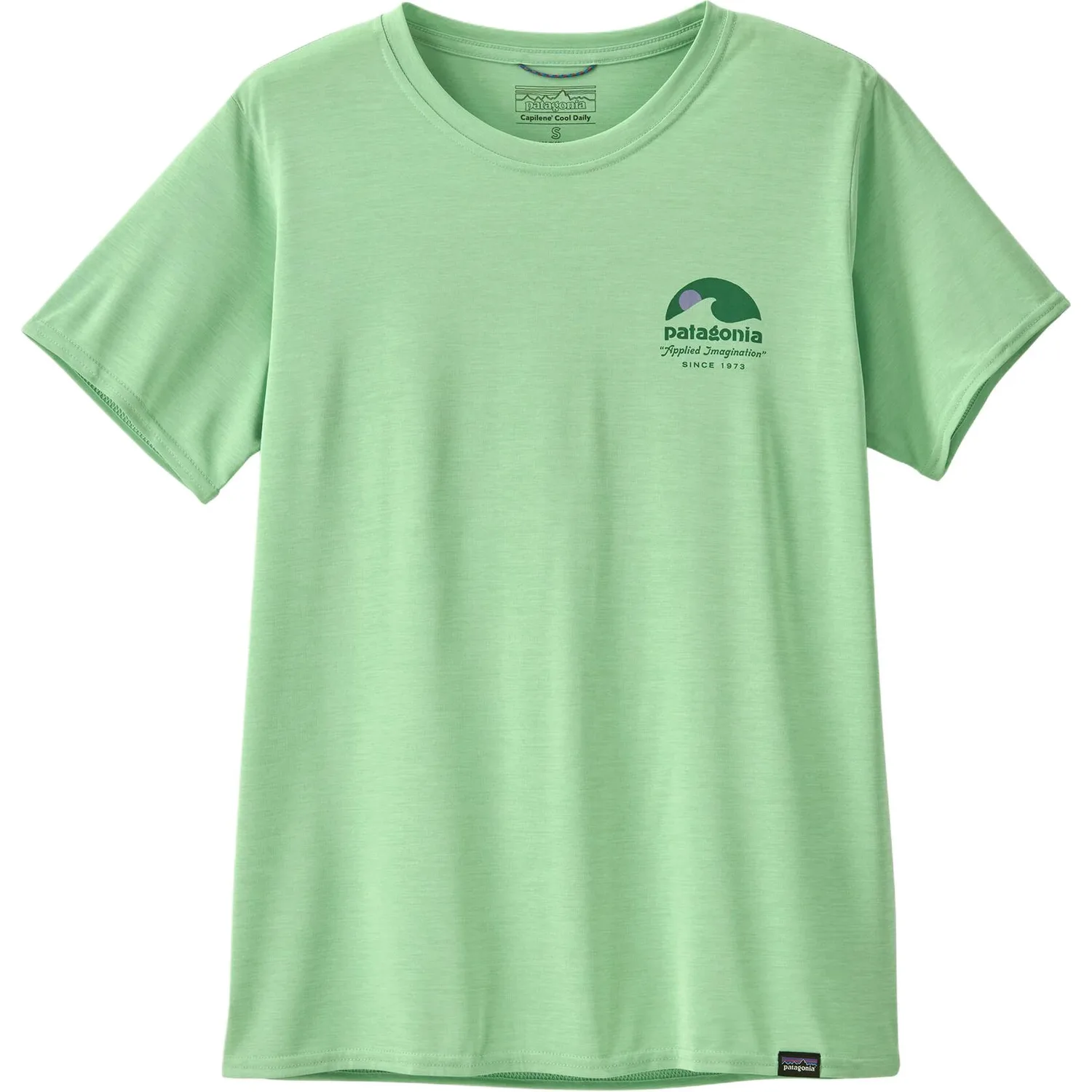 Футболка с горным принтом Patagonia, Rinse Green