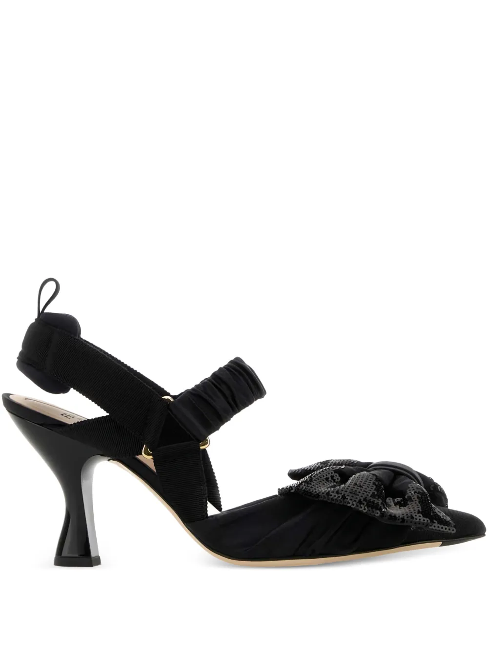 Туфли Colibri с бантом Fendi, черный