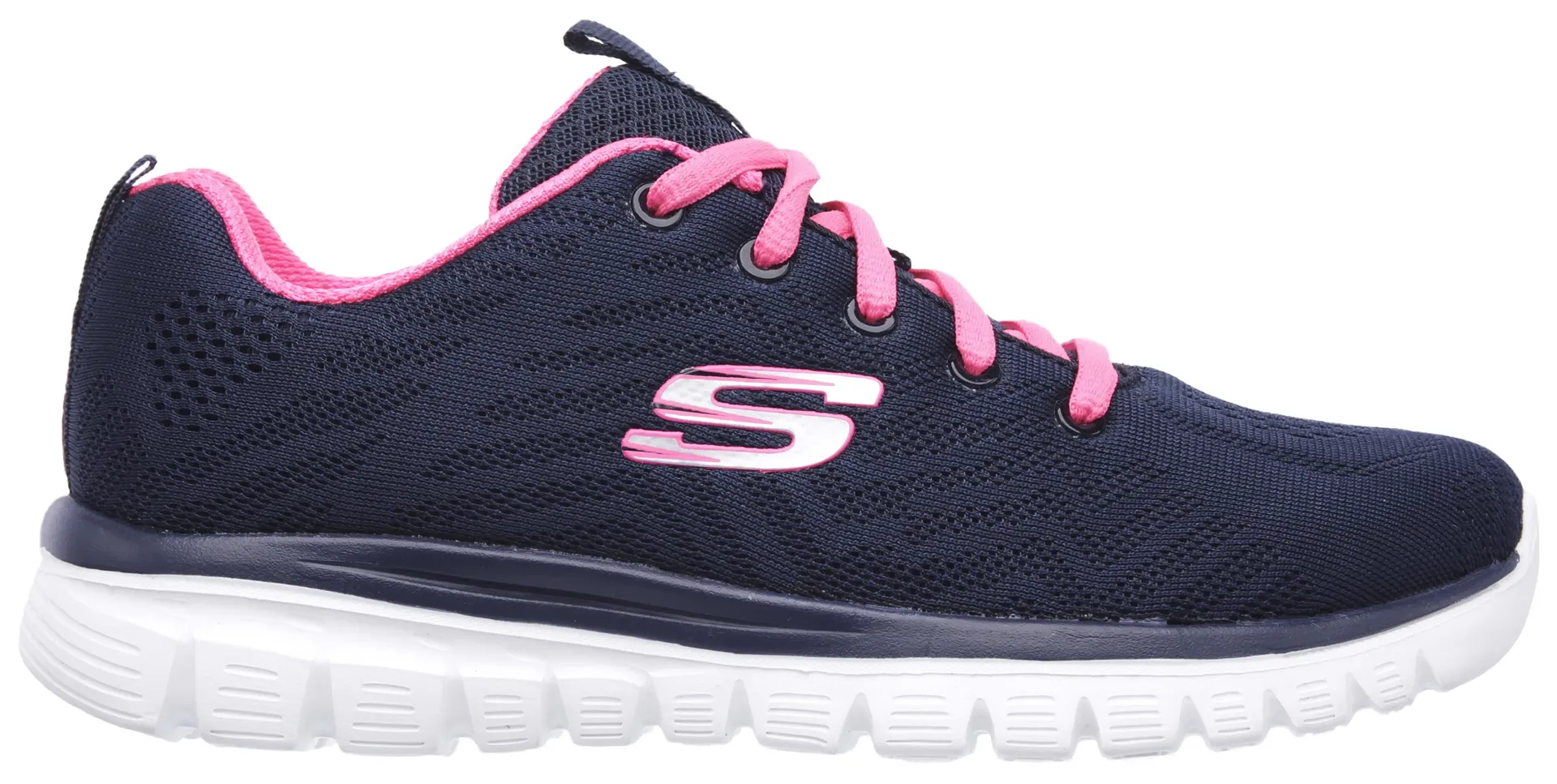 Кроссовки Skechers "GRACEFUL - GET CONNECTED", ширина обуви G (широкая), повседневная обувь, полуботинки, туфли на шнуровке, розовый — фото 3