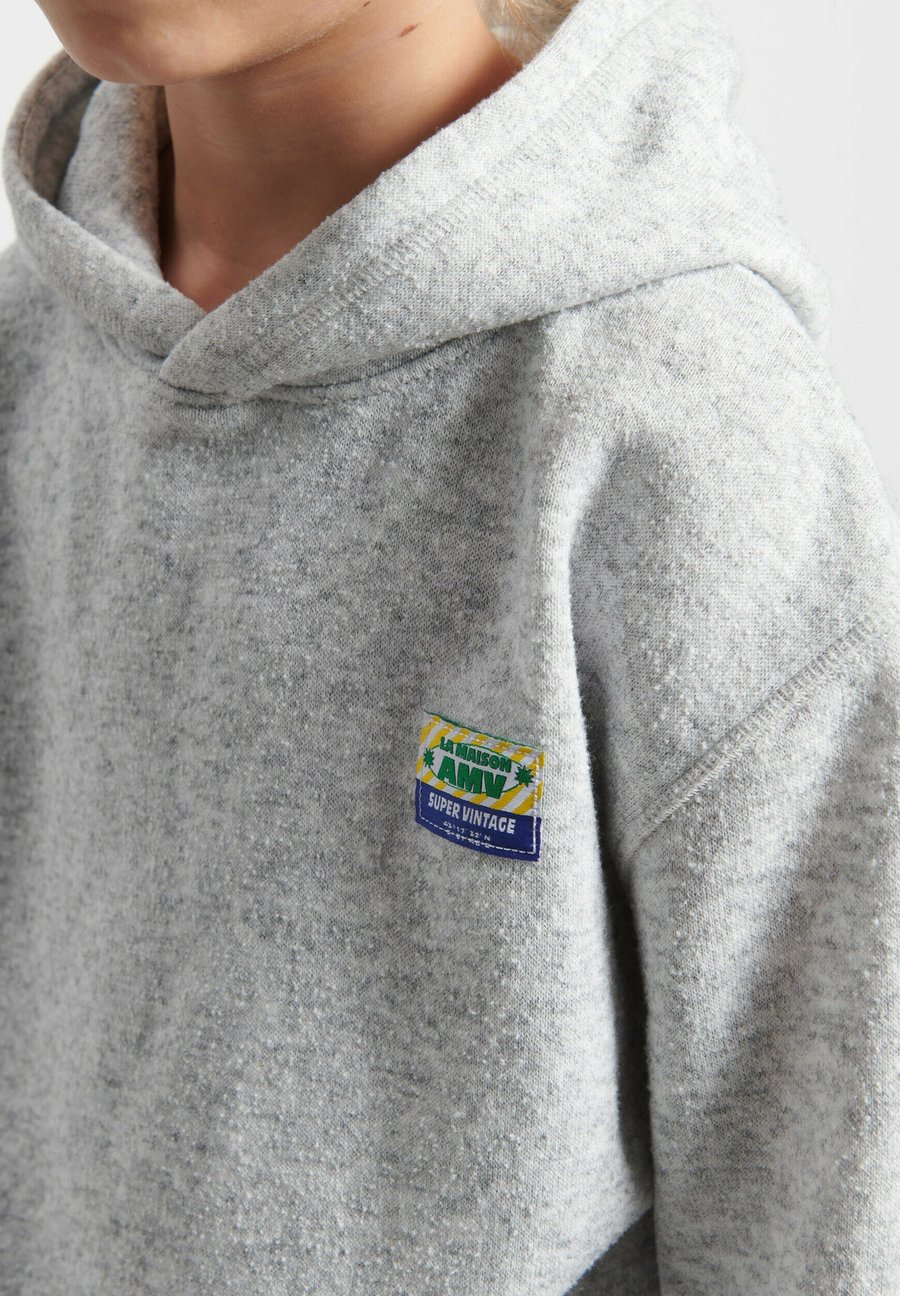 Худи American Vintage Hoodie, Gris Clair Chine/Mottled Grey — фото 4