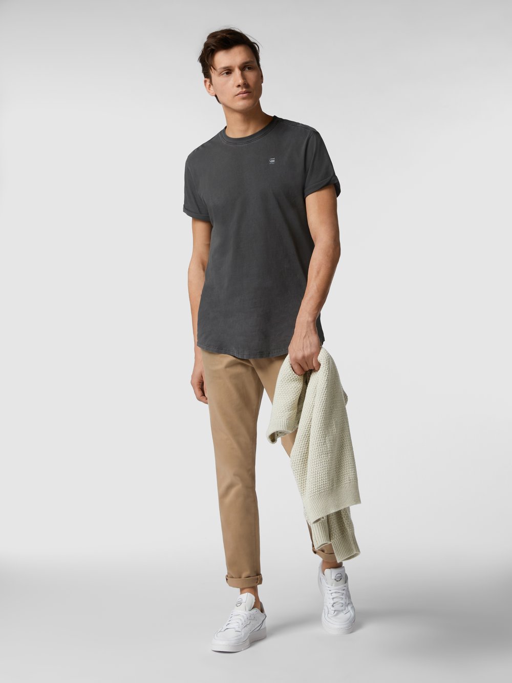 

Облегающие брюки-чиносы с эластичной отделкой Jack & Jones, бежевый