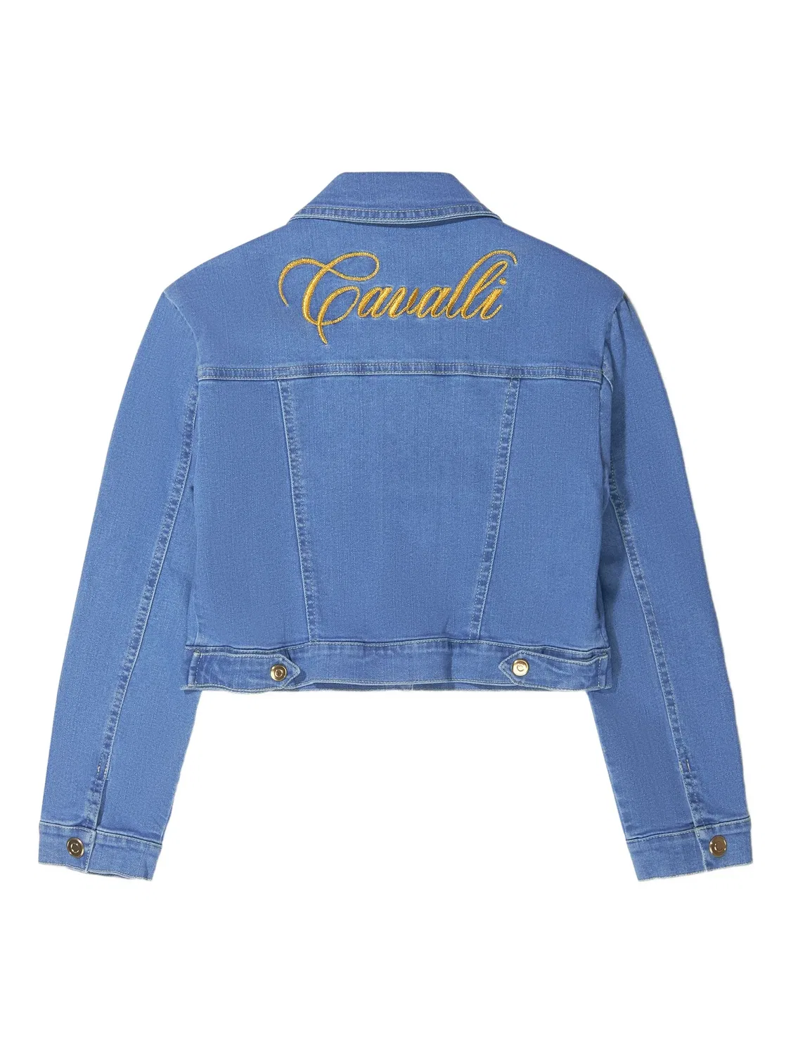 Джинсовая куртка с вышитым логотипом Roberto Cavalli Junior — фото 2