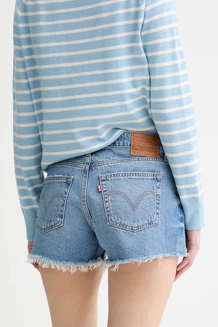 Шорты джинсовые LOW LOOSE Levi's, синий — фото 3