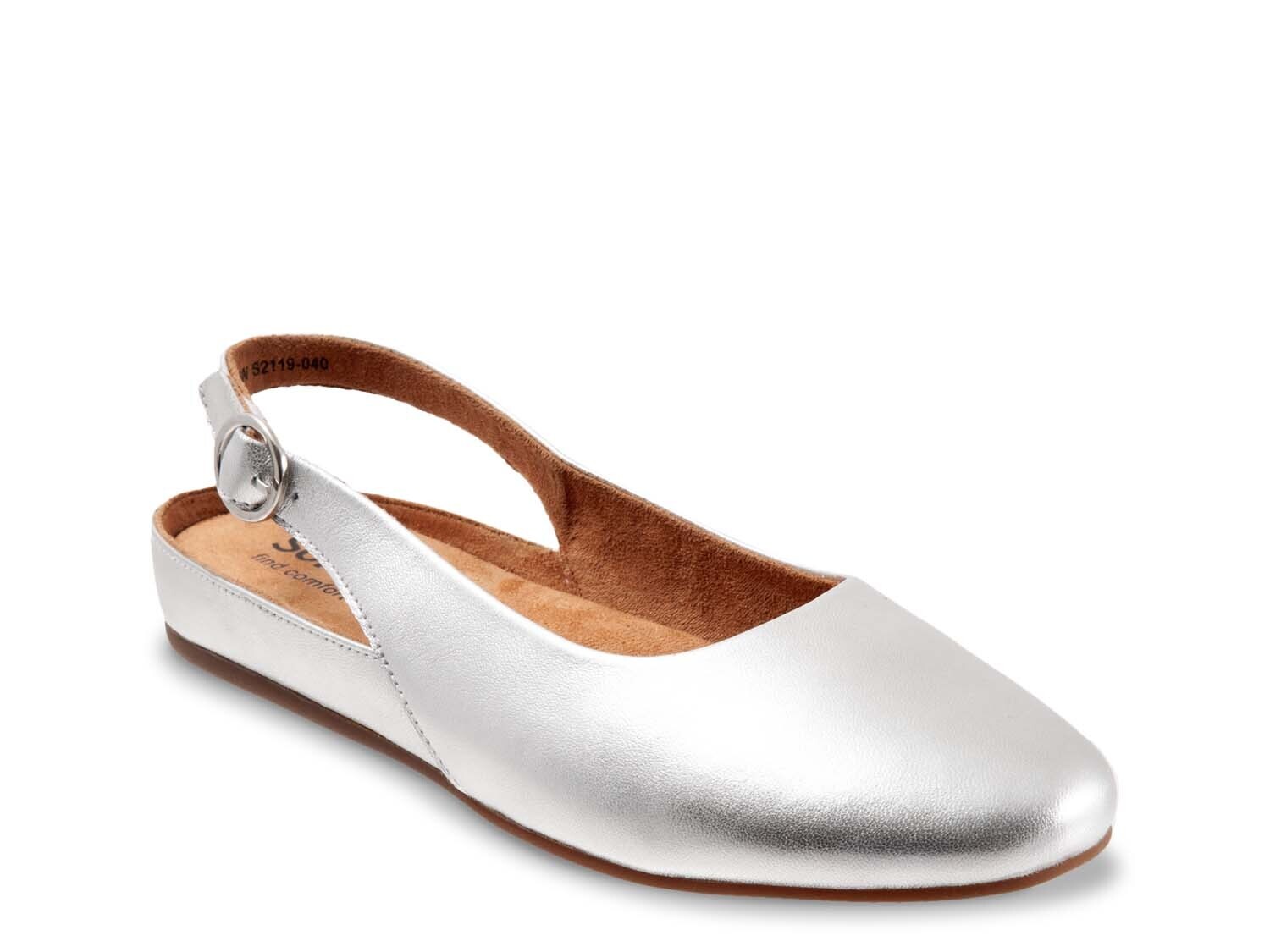 Туфли Soft Walk Sandy, серебряный металлик