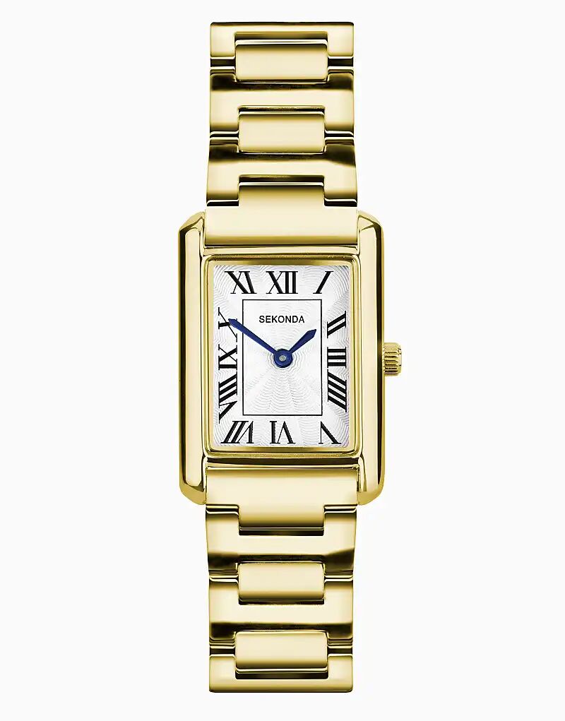 

Часы Sekonda Sekonda Colette 22 мм прямоугольные золотые