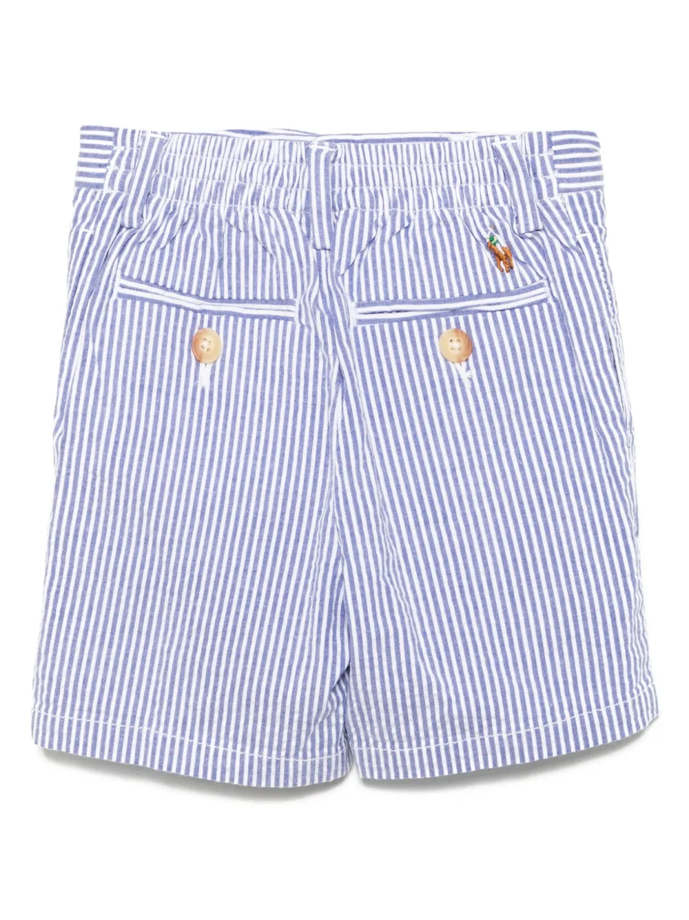 Шорты в полоску Polo Ralph Lauren Kids, синий — фото 2