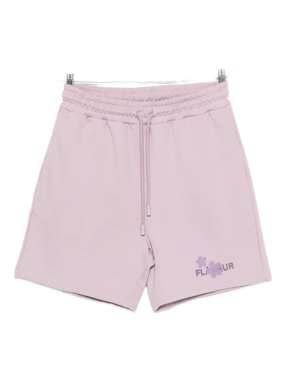 

Спортивные шорты с завязками и логотипом FLÂNEUR, фиолетовый