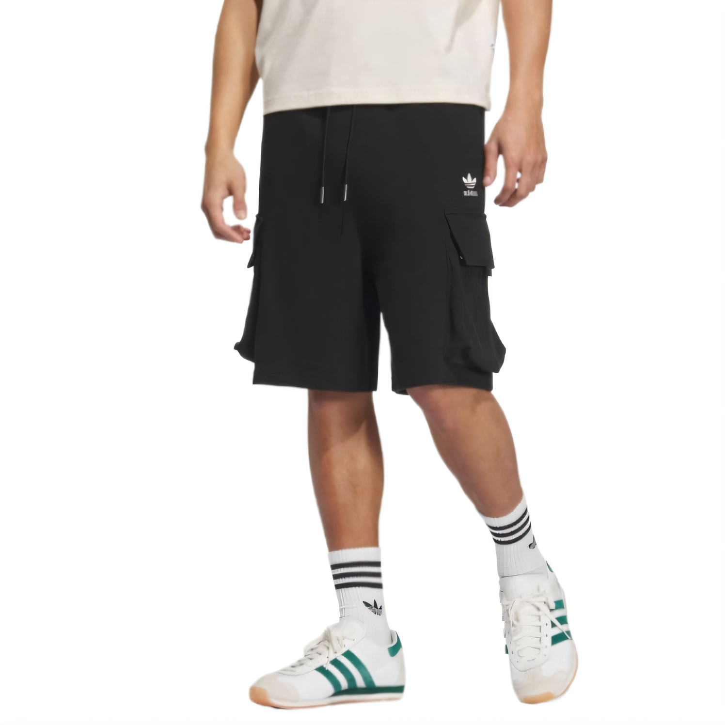 

Adidas Originals Грузовые шорты мужские черные