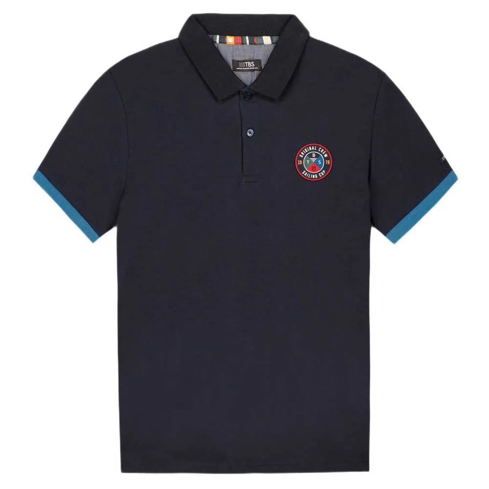 

Поло с длинным рукавом Tbs Valdepol, синий