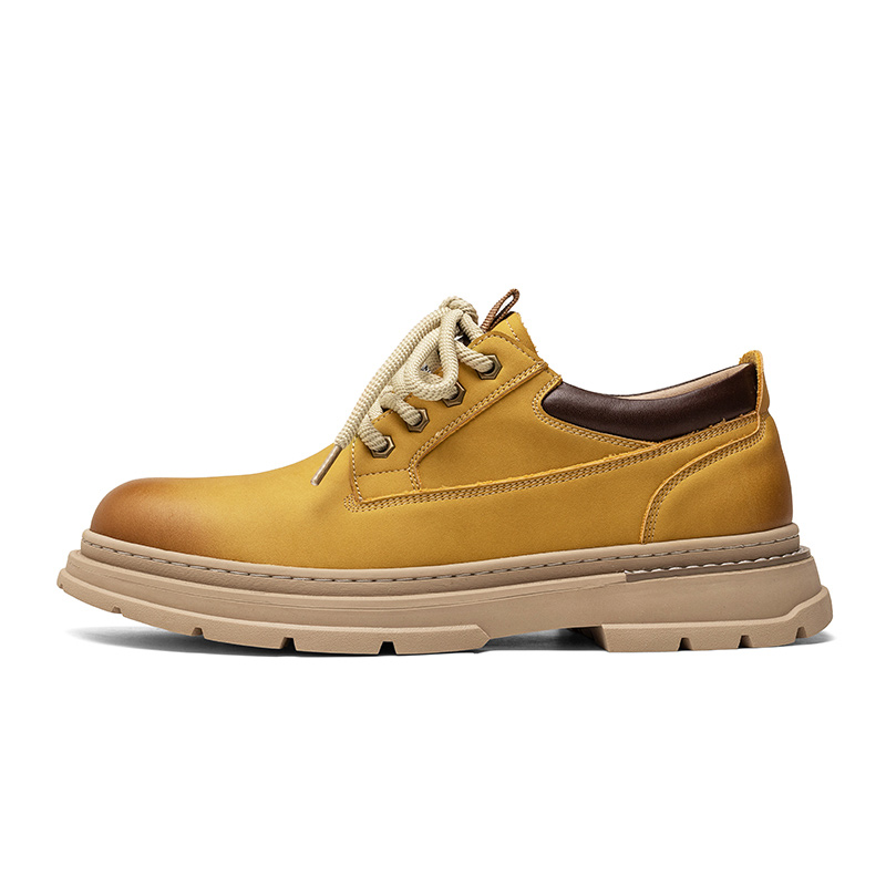 

Мужская повседневная обувь с низким верхом Mulinsen, Khaki[Leather Shoe Size: Size 40 In This Model = Sports Shoe Size 41]