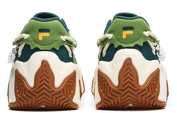Кроссовки fashion daddy shoes 'green white' Fila Fusion, зеленый — фото 4