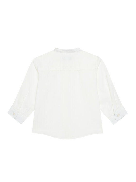 Рубашка обычного кроя 5IPVGQ01L United Colors Of Benetton, белый — фото 2