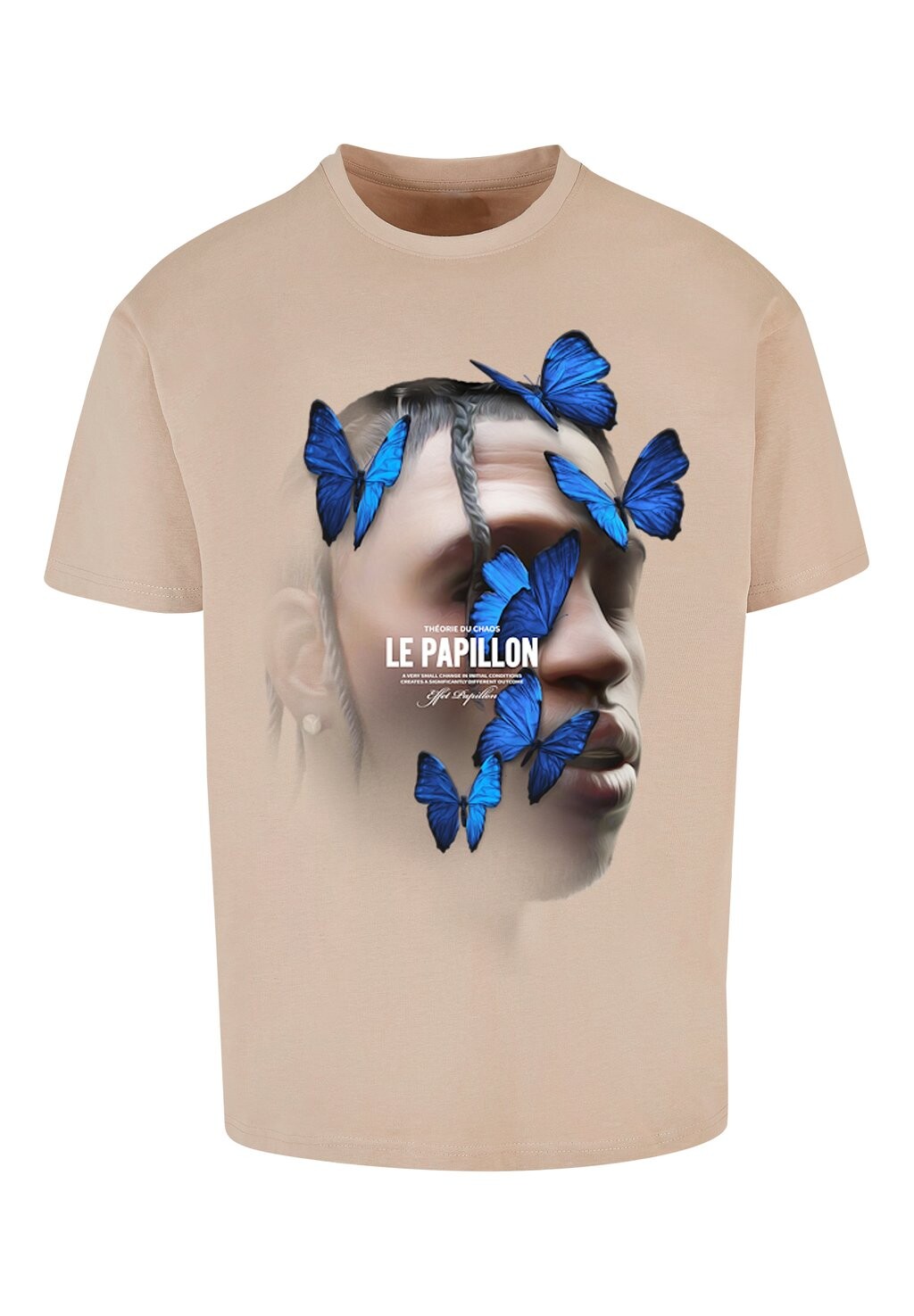 

Футболка с принтом Upscale by Mister Tee, песочный, Бежевый, Футболка с принтом Upscale by Mister Tee, песочный