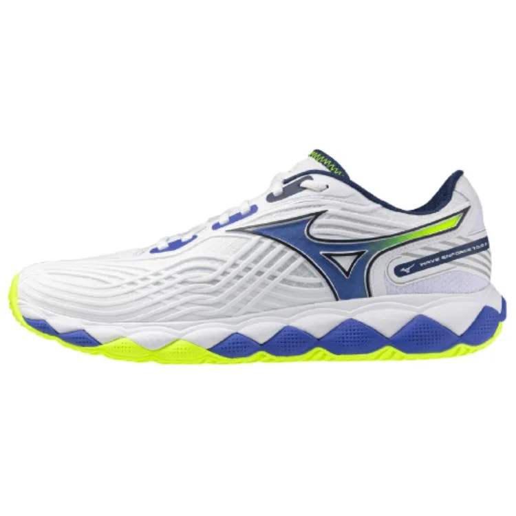 Mizuno Кроссовки для тенниса WAVE ENFORCE TOUR 2 Low top Unisex бело-сине-желтые