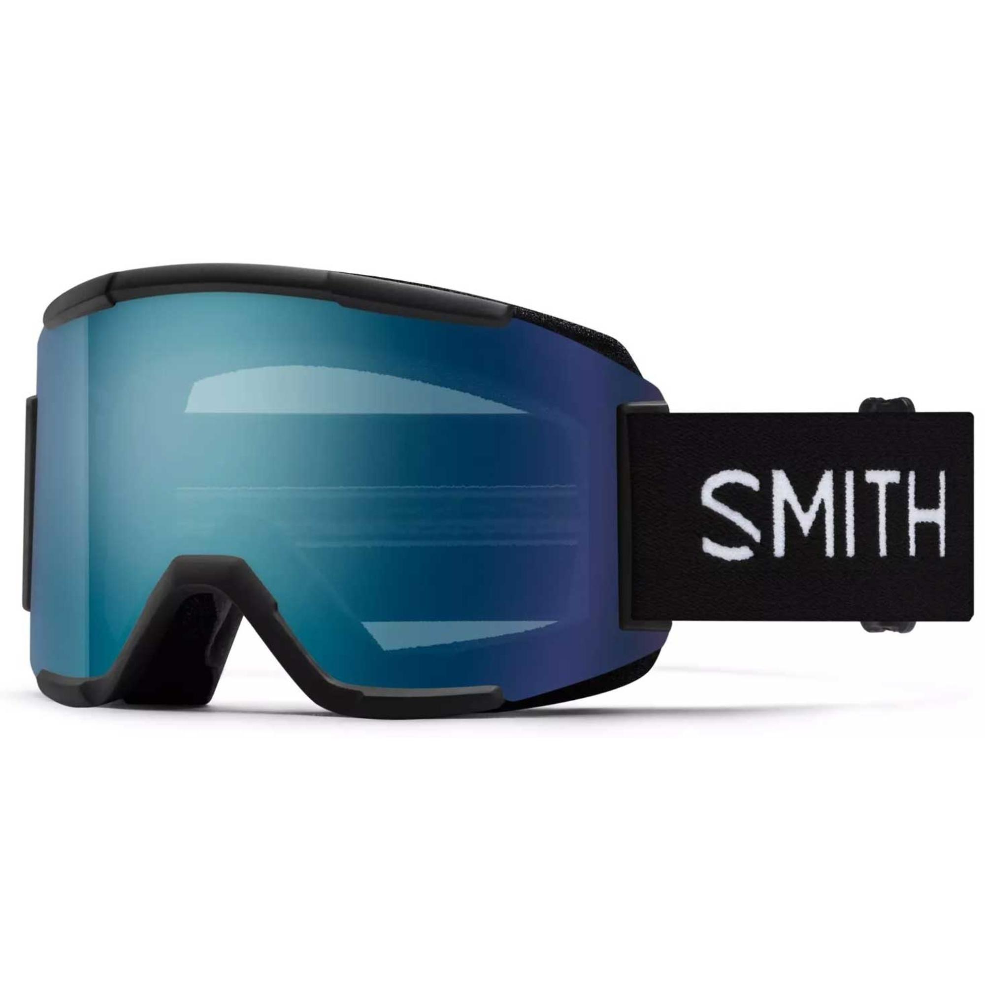 

Снежные очки команды Smith, Black/ChromaPop Everyday Blue Mirror