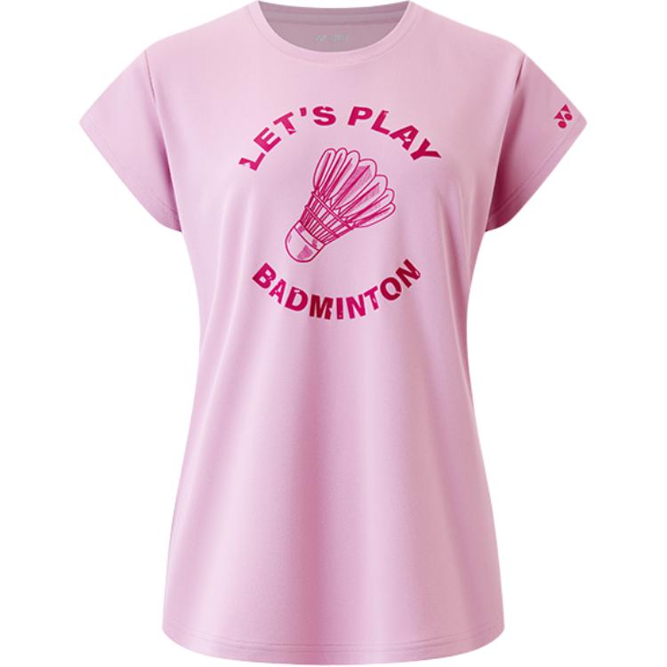 

Тренировочная футболка серии Training Series для женщин YONEX, розовый