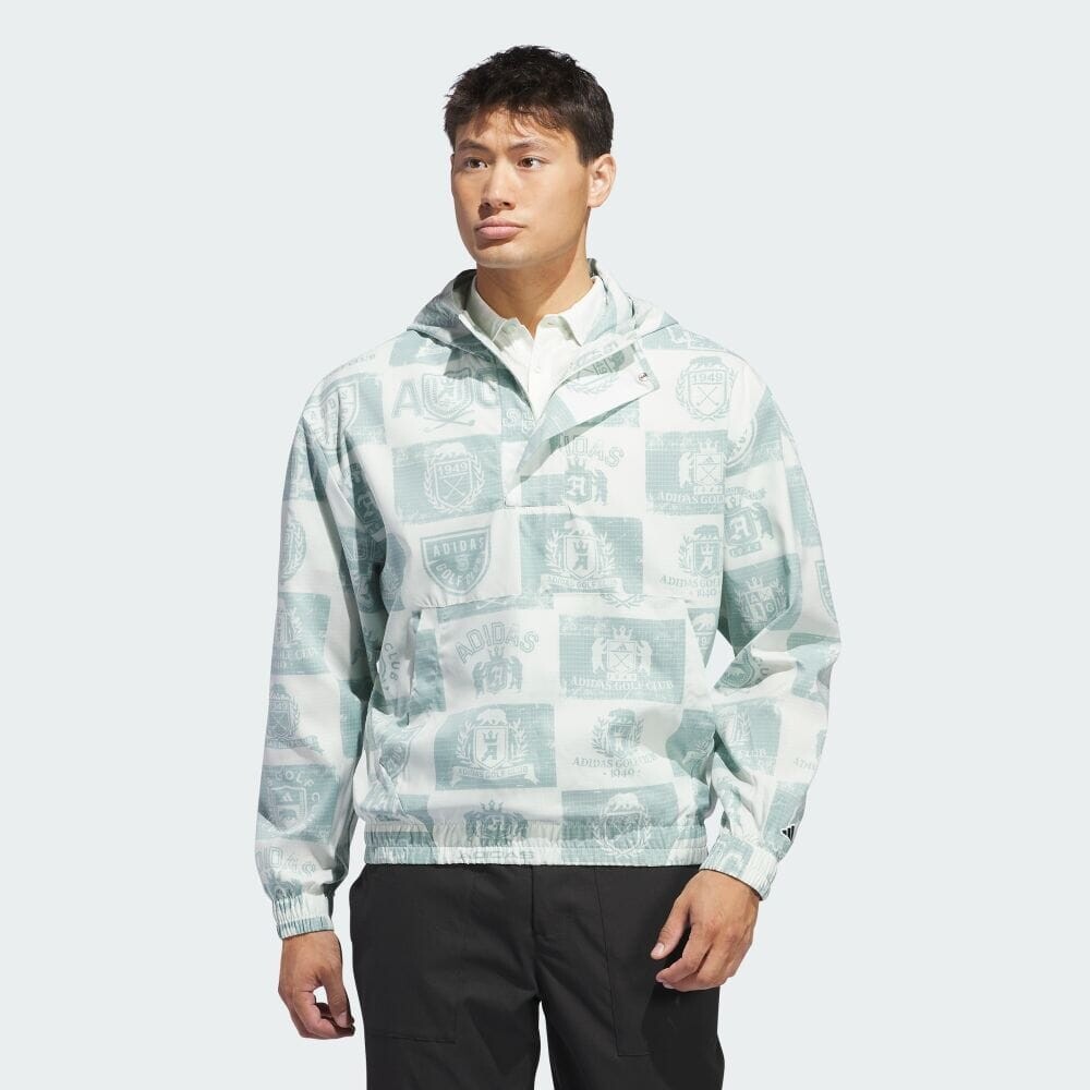 

Толстовка Adidas GO-TO Crest Graphic Anorak, цвет Crystal Jade