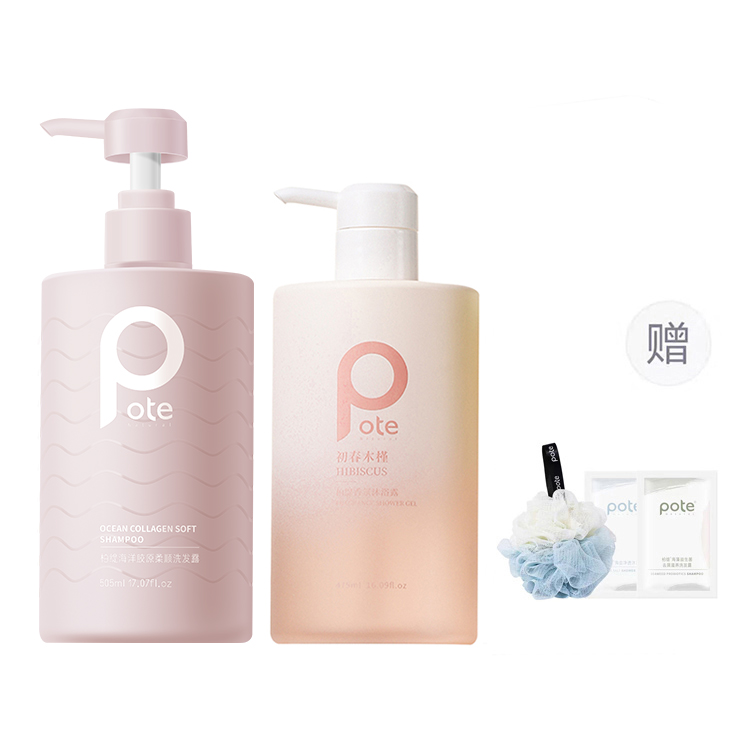 

Коллекция ароматов Osmanthus And Freesia гель для душа ароматный увлажняющий очищающий 475мл*2/475мл+505мл POTE