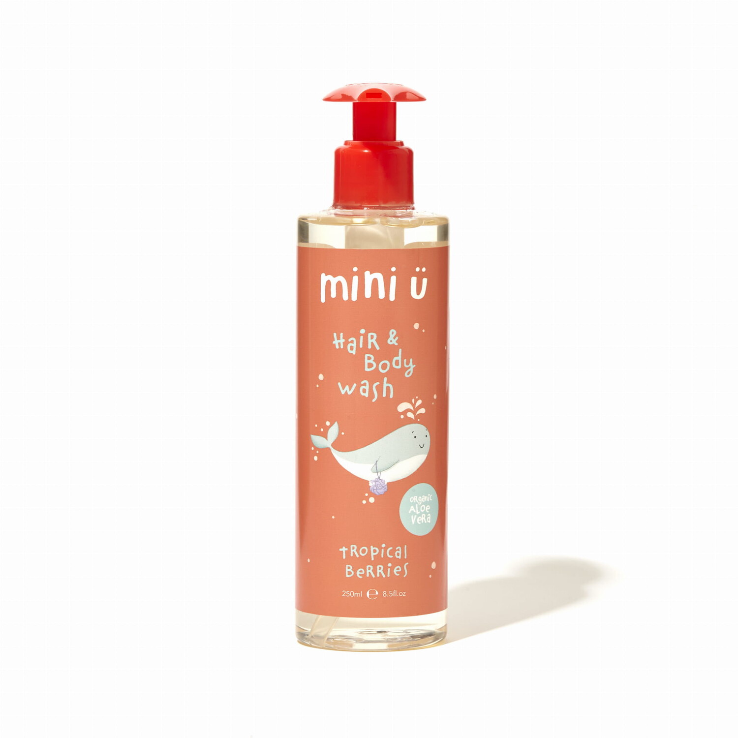 

Натуральный гель для мытья тела и волос для детей и младенцев Mini U, 250 мл