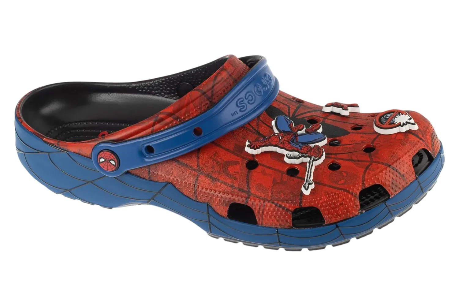 Тапочки для бассейна Spiderman, Crocs, красный