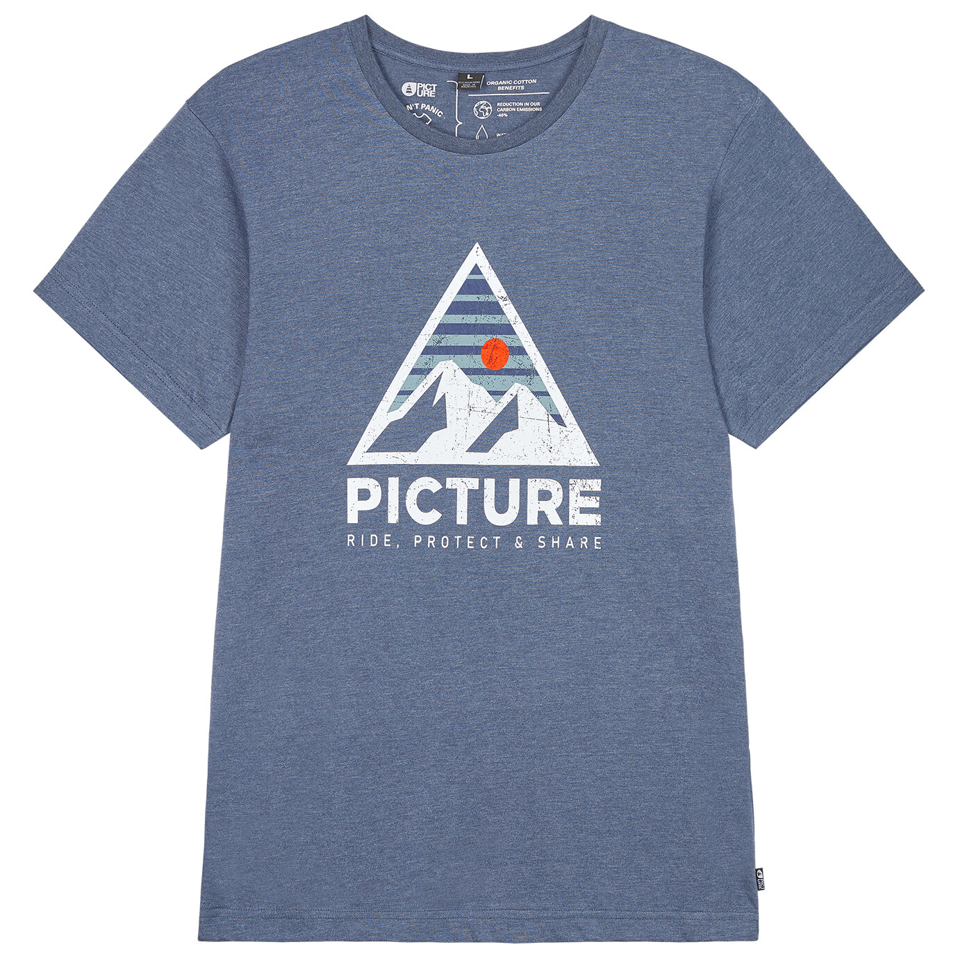 

Футболка Picture Authentic Tee, цвет Dark Blue Melange