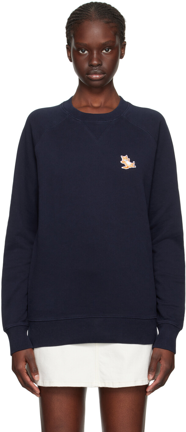 

Темно-синий свитшот Chillax Fox Maison Kitsune