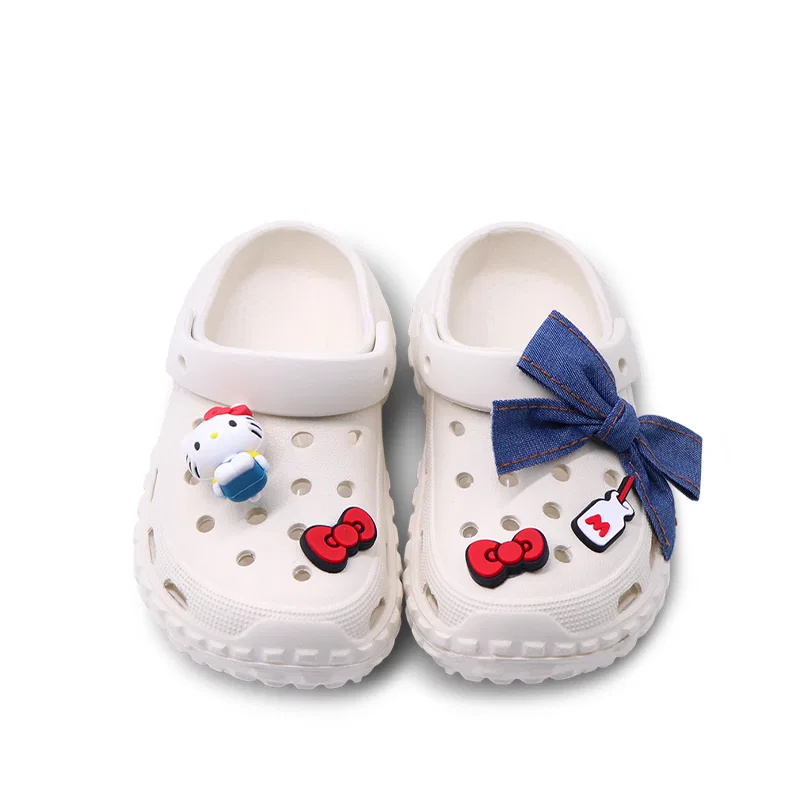 Сабо детские Hello Kitty бежевые — фото 4