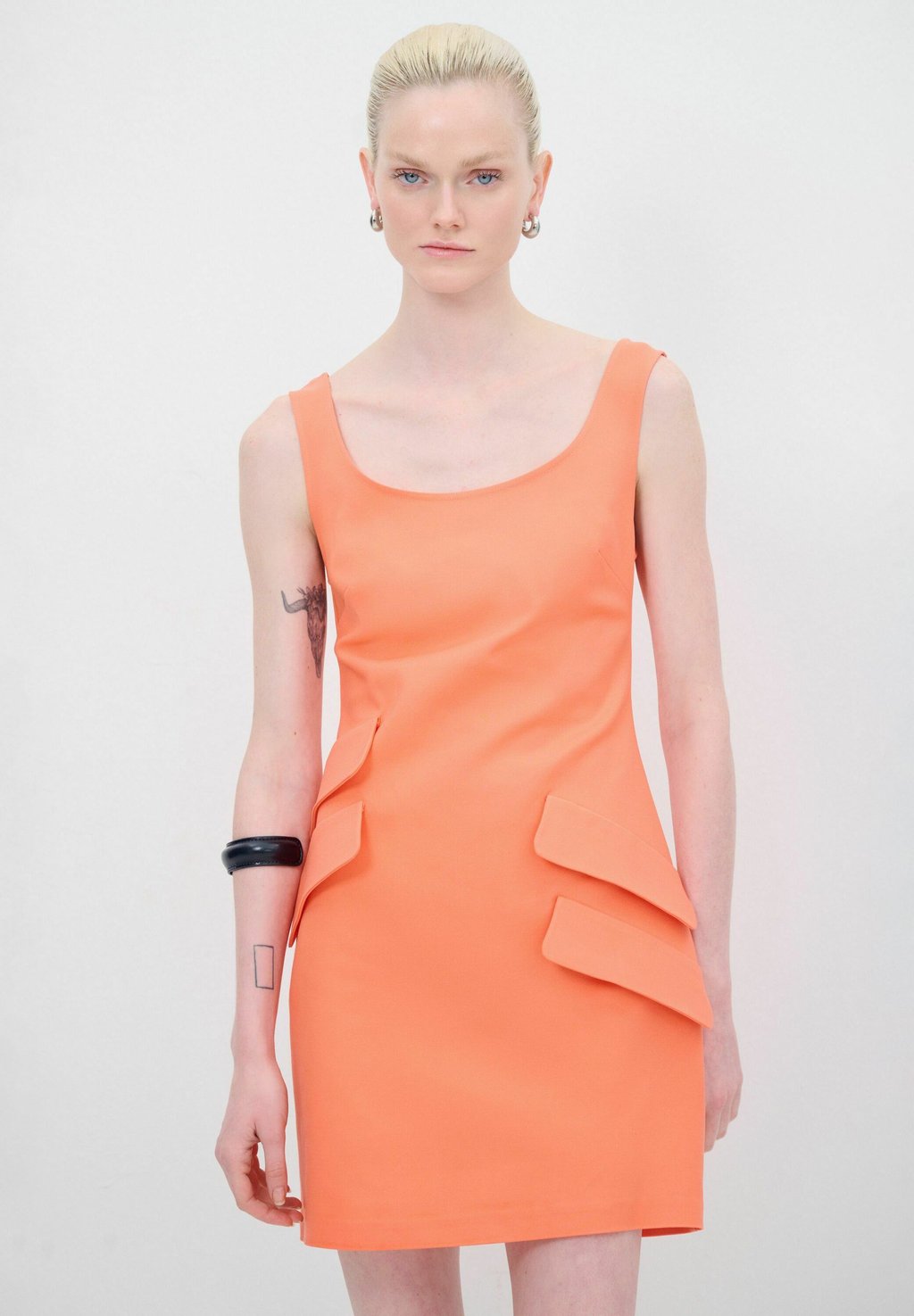 

Повседневное платье SLEEVELESS WITH FLAP DETAIL adL, оранжевый