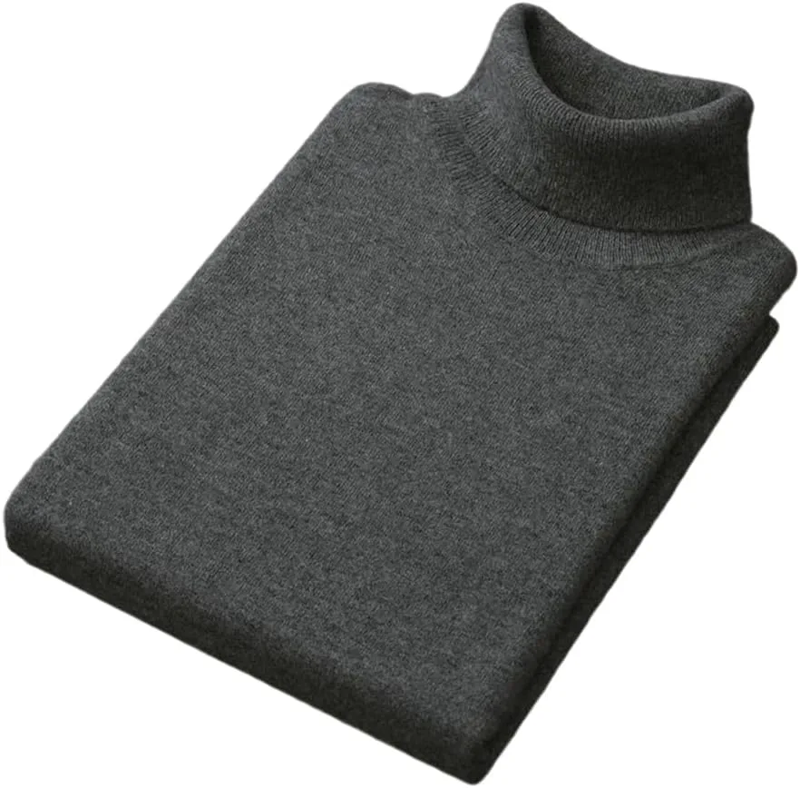 

Мужской свитер из хлопковой смеси с воротником-стойкой