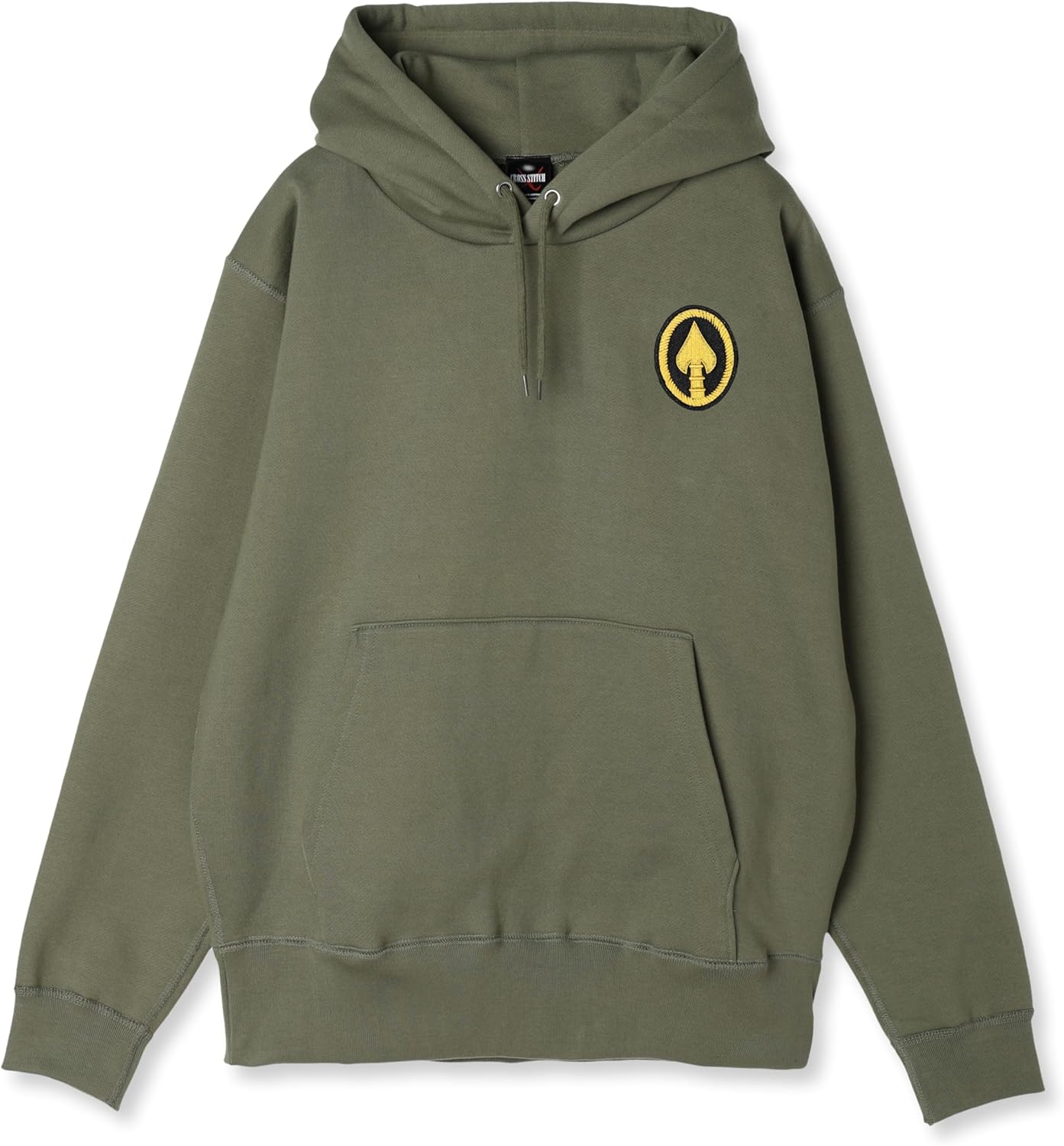 

Толстовка с капюшоном в стиле F, нашивка с гербом армии США, на флисовой подкладке, без капюшона, оливково-зеленый цвет F-Style