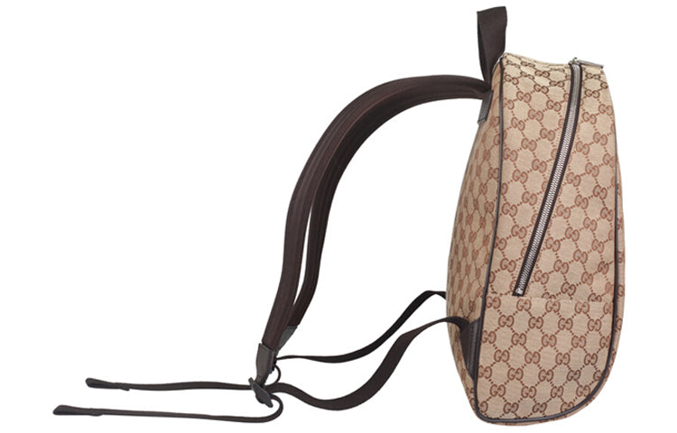 Рюкзак унисекс Gucci Logo Canvas schoolbag Brown 449906-KY9NN-9873 канвас, коричневый — фото 4