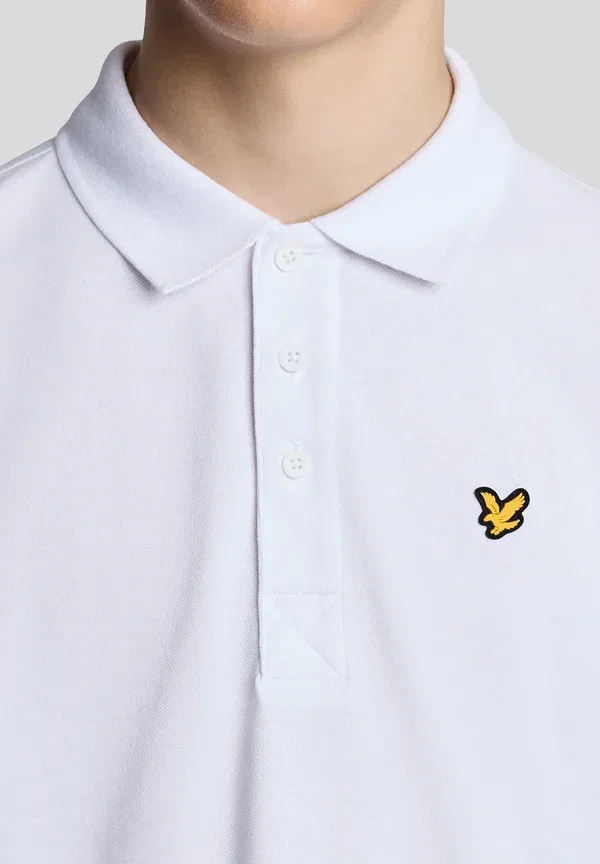 Футболка поло Lyle & Scott Core Sports Polo, белый — фото 4