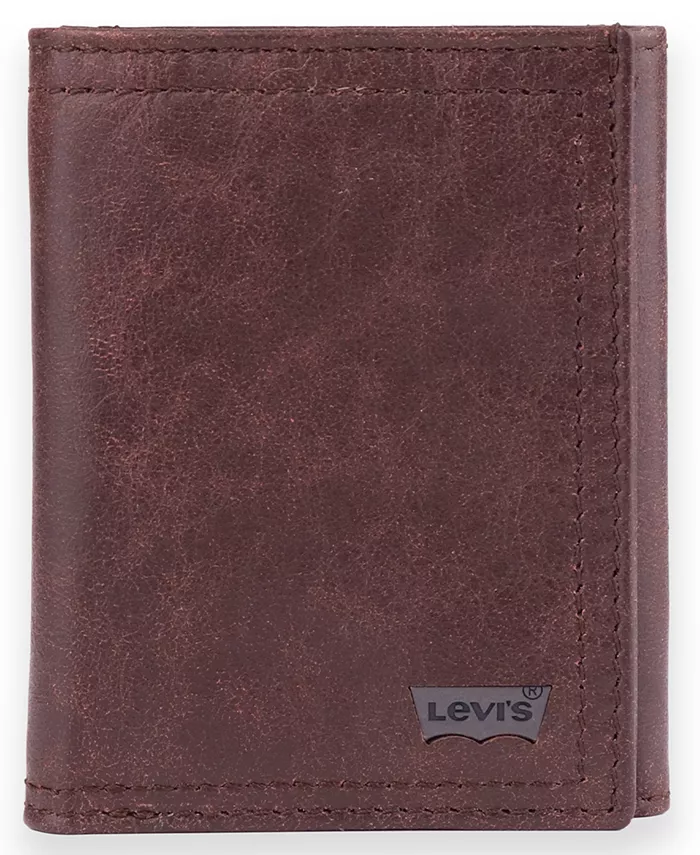 

Мужской кошелек Crackle Tri-Fold Levi'S, коричневый
