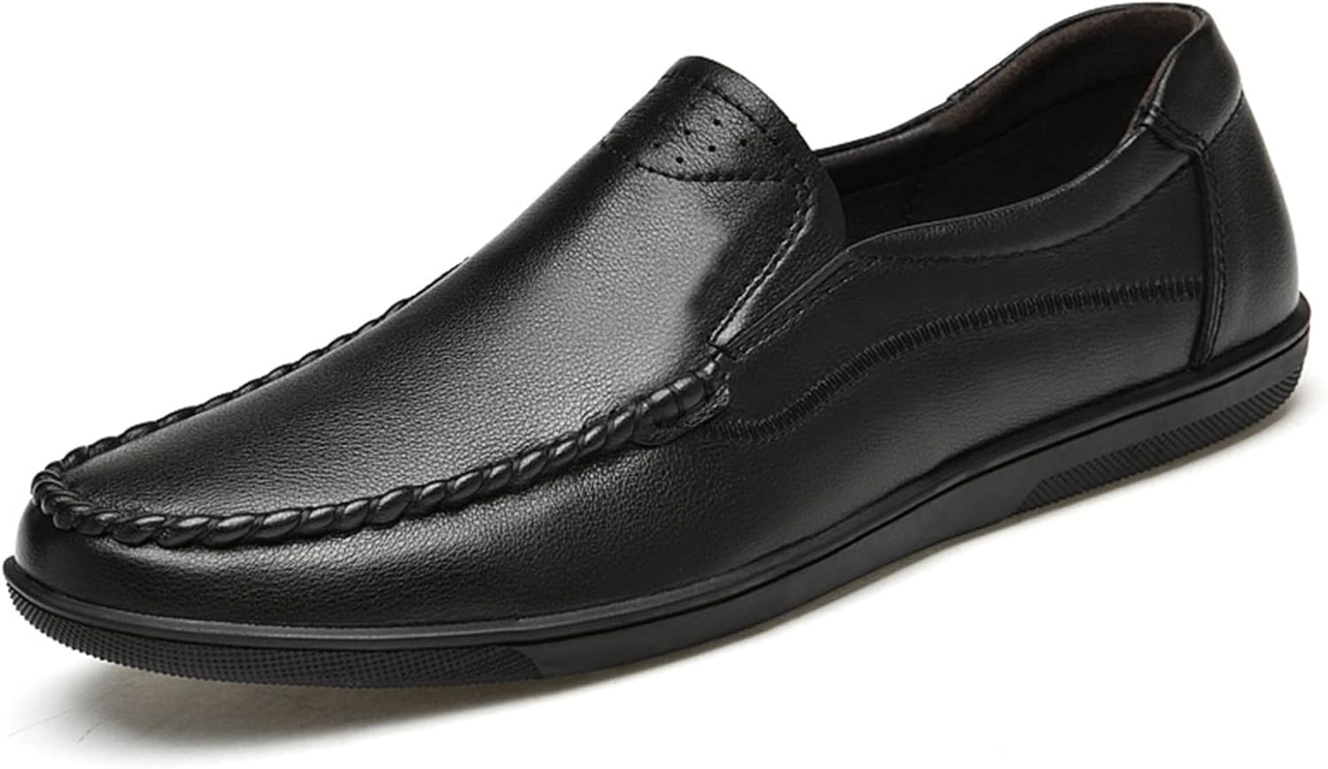 

Мужские мокасины XTYPE Loafer, кеды для вождения из натуральной кожи, с отделочной строчкой, круглым носком, перфорированным вариантом, на плоской подошве, гибкие, устойчивые, для вождения, без шнурков (Цвет: черный перфорированный, Размер: 8.5)