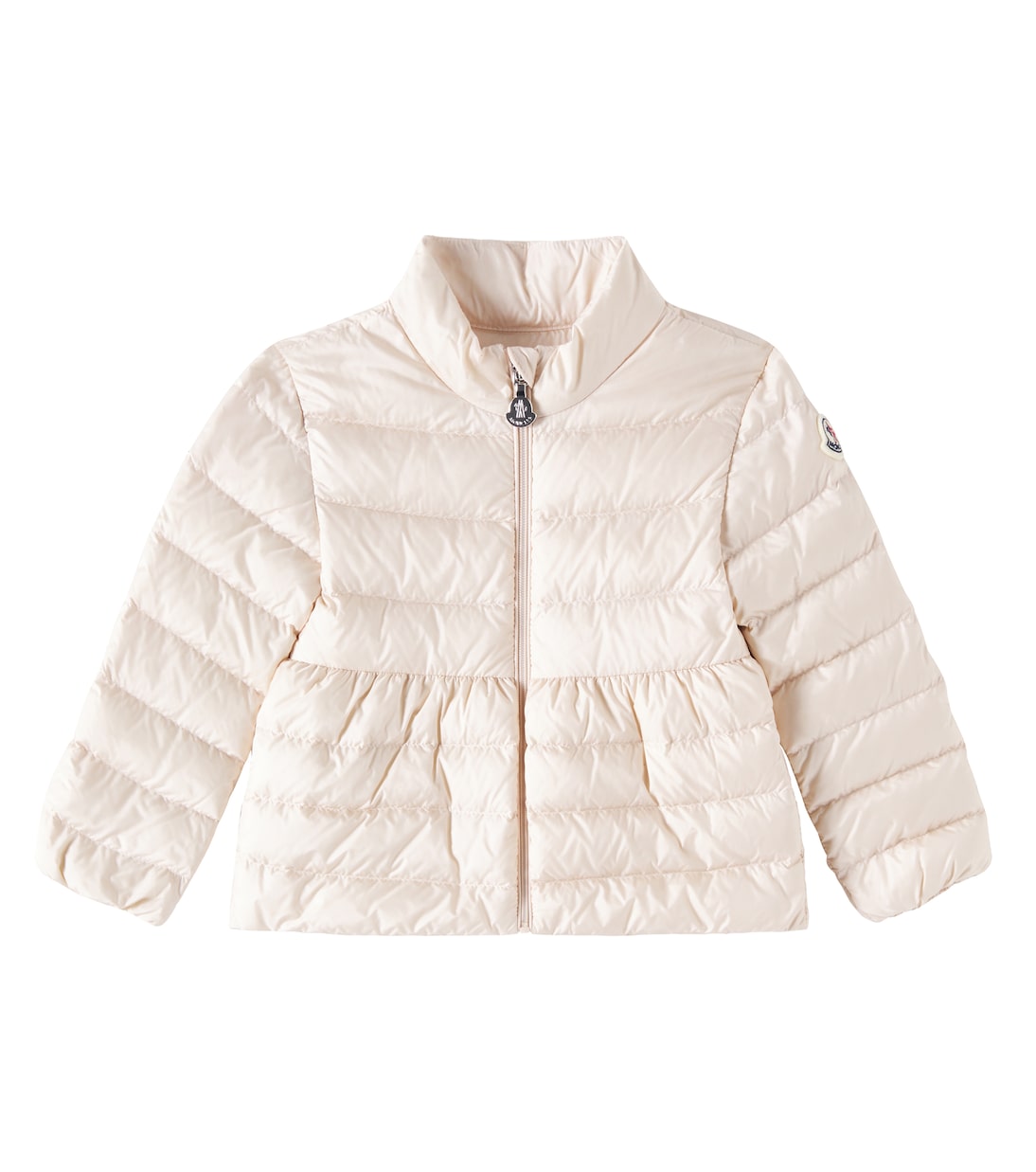 

Пуховик Baby Joelle Moncler Enfant, розовый