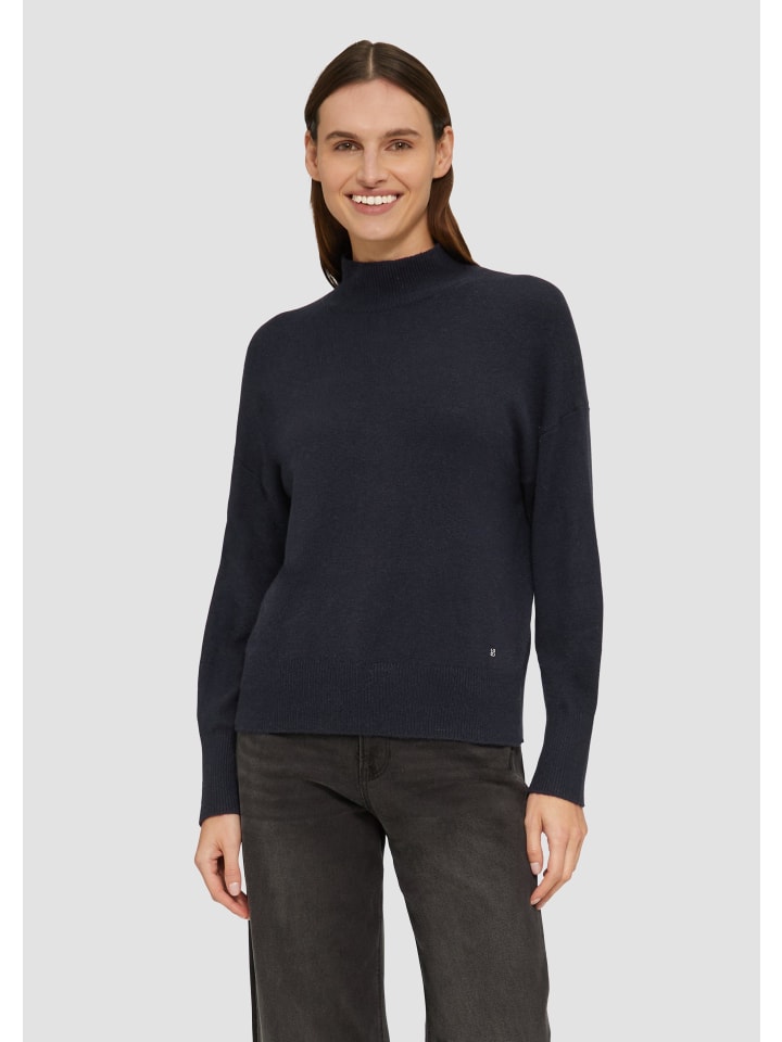 

Пуловер s.Oliver Strickpullover langarm, синий
