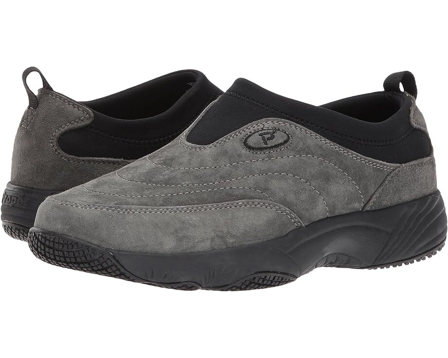 

Кроссовки Propet Wash & Wear Slip-On II, цвет Pewter Suede