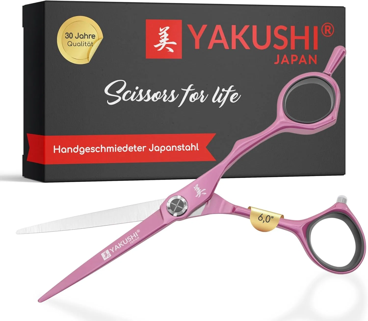 Парикмахерские ножницы YAKUSHI Chameo Pink Beauty 6.0 дюймов Yakushi